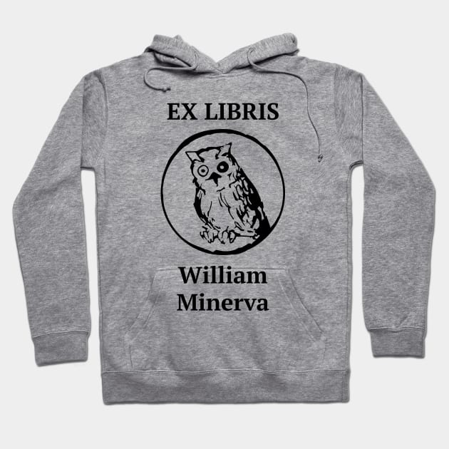 EX LIBRIS x William Minerva Hoodie by merch.x.wear